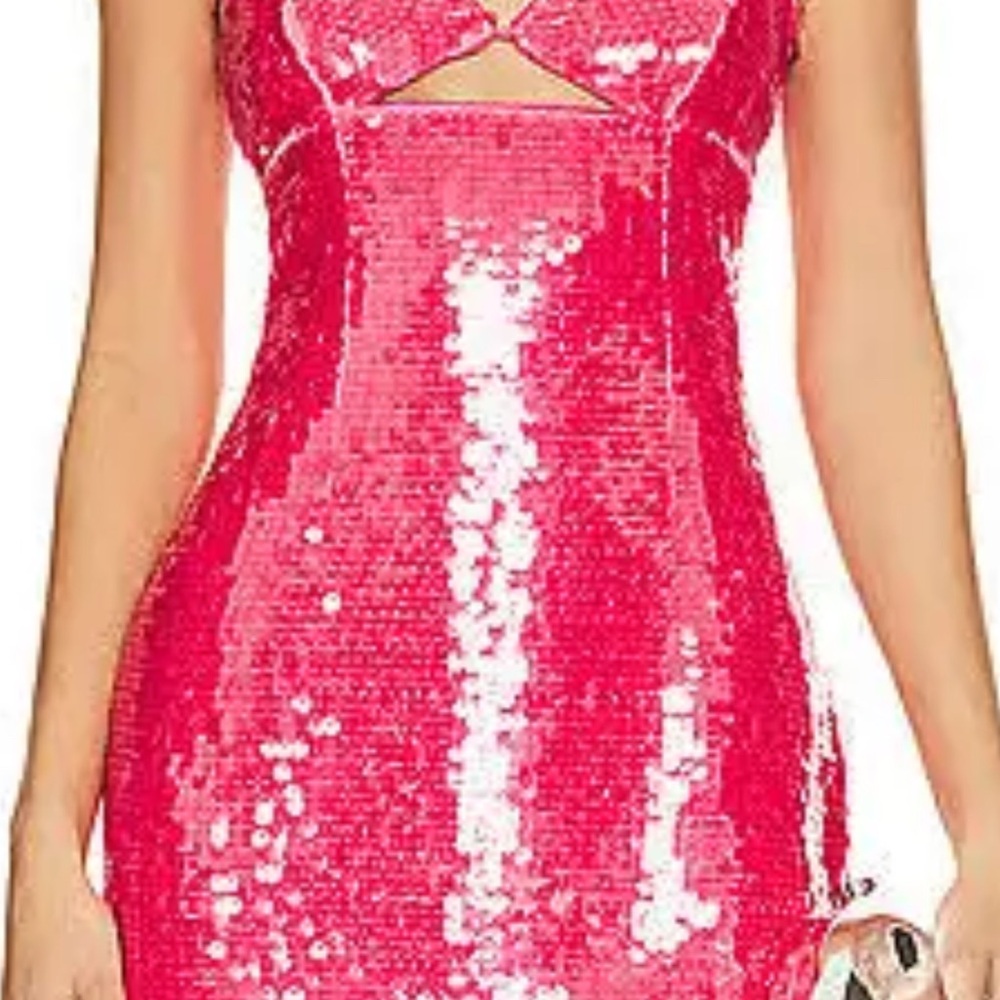 Sequin Pink Dress